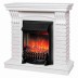 Электрокамин RealFlame Jazz WT белый с очагом Fobos Lux Black RC