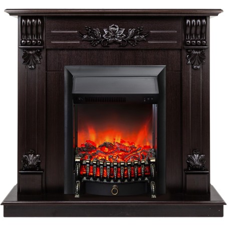 Электрокамин RealFlame Ottawa DN венге премиум с очагом Fobos Lux Black