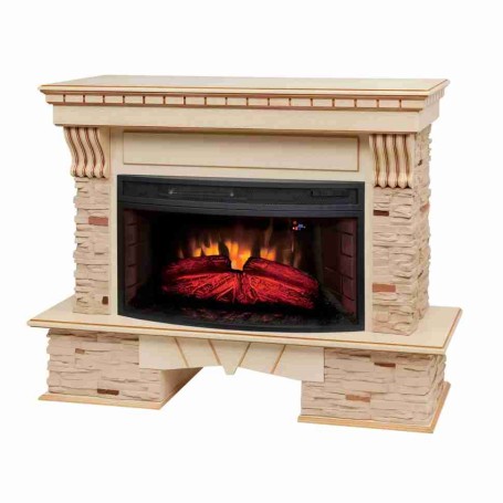 Электрокамин Sorento 33/33W WT с очагом Firespace 33W