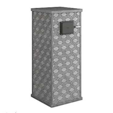 Стена из слэба талькомагнезита Talc Stone wall 48 с гравировкой