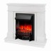 Электрокамин RealFlame Selena STD WT молочный с очагом Fobos Lux Black