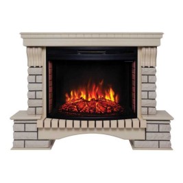Электрокамин RealFlame Country 33/33W WT с очагом Firespace 33 S IR
