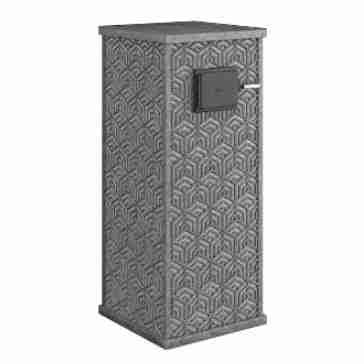 Стена из слэба талькомагнезита Talc Stone wall 47 с гравировкой