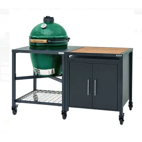 Керамический гриль Big Green Egg XL на модульной подставке в комбинации со шкафом