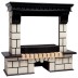 Портал каминный из МДФ RealFlame Stone AO античный дуб, подходит под очаги Sparta Led, Evrika Led, Firestar 25,5 3D и Firefield 25 S IR S IR