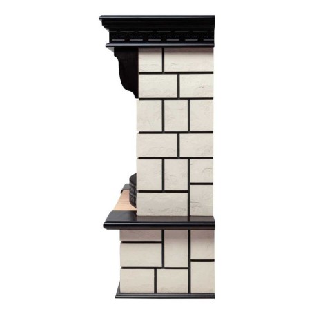 Портал каминный из МДФ RealFlame Stone AO античный дуб, подходит под очаги Sparta Led, Evrika Led, Firestar 25,5 3D и Firefield 25 S IR S IR