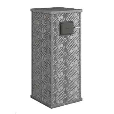 Стена из слэба талькомагнезита Talc Stone wall 46 с гравировкой