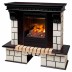 Электрокамин RealFlame Stone STD AO античный дуб с очагом 3D Olympic