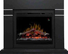 Каминокомплект Lindos - Черный (Высота 985мм) с очагом Symphony 26'' DF2624L-INT