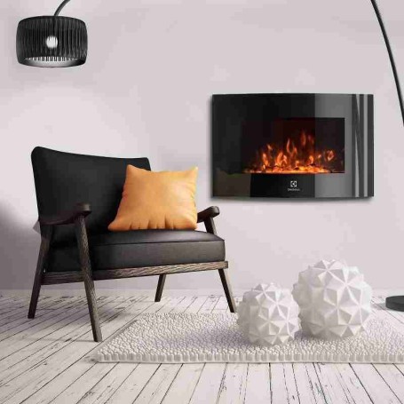 Электрокамин с очагом Electrolux Камин EFP/W - 1200URLS (черный)