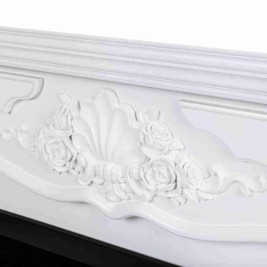 Электрокамин Victoria 26 WT с очагом 3D Cassette 630 Black Panel
