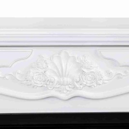 Электрокамин Victoria 26 WT с очагом 3D Cassette 630 Black Panel