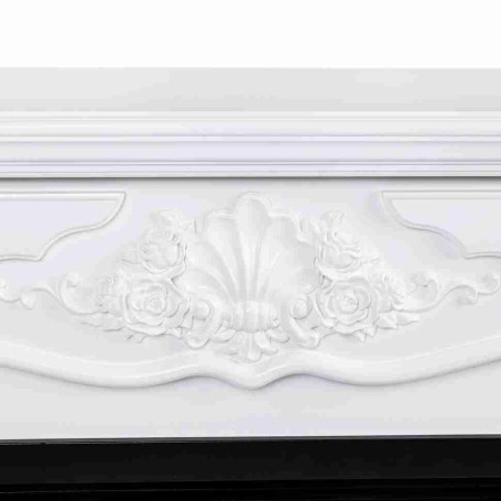 Электрокамин Victoria 26 WT с очагом 3D Cassette 630 Black Panel