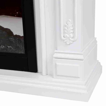 Электрокамин Victoria 26 WT с очагом 3D Cassette 630 Black Panel