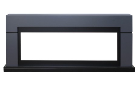 Каминокомплект Lindos 60 (Разборный) - Серый графит  с очагом Vision 60 LED