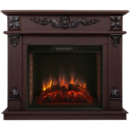 Электрокамин RealFlame Philadelphia 25,5/26 DN орех с очагом Epsilon 26 S IR
