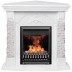 Электрокамин RealFlame Athena Corner GR белый с очагом 3D Oregan