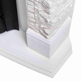 Электрокамин RealFlame Athena Corner GR белый с очагом 3D Oregan