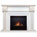 Электрокамин RealFlame Imperia 26/33 WT белый дуб с золотой патиной с очагом 3D Cassette 630 Black Panel