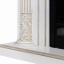 Электрокамин RealFlame Imperia 26/33 WT белый дуб с золотой патиной с очагом 3D Cassette 630 Black Panel