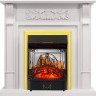 Royal Flame Каминокомплект Venice - Фактурный белый с очагом Majestic FX M Brass