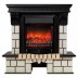Электрокамин RealFlame Stone STD AO античный дуб с очагом Fobos Lux Black RC