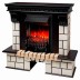 Электрокамин RealFlame Stone STD AO античный дуб с очагом Fobos Lux Black RC