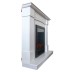 Электрокамин RealFlame Andrea Corner WT фактурный белый с очагом Majestic Lux Black