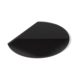 Лист стеклянный напольный Черный (Black) (1100х850х8мм) СП-4