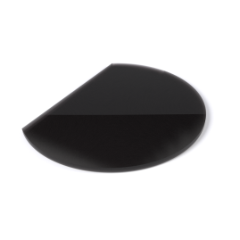 Лист стеклянный напольный Черный (Black) (1100х850х8мм) СП-4