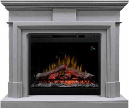 Каминокомплект Coventry Gray - Серый с очагом Symphony 26'' DF2624L-INT