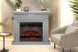 Каминокомплект Coventry Gray - Серый с очагом Symphony 26'' DF2624L-INT