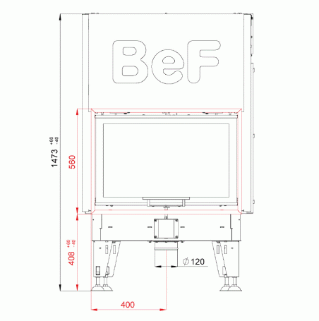 Дровяная топка BeF Aquatic WH V 80