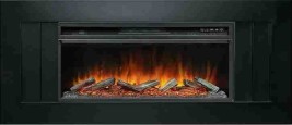 Каминокомплект Line 42 - Черный с очагом Vision 42 LOG LED