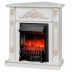 Электрокамин RealFlame Anita Corner WT дуб белый с золотой патиной с очагом Fobos Lux Black RC