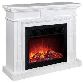Электрокамин RealFlame Marco 25,5/26 WT белый с очагом Moonblaze Black