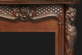 Каминокомплект Castle - Слоновая кость с темной патиной с очагом Symphony 30'' DF3020-EU
