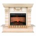 Электрокамин RealFlame Gracia 24/25,5 WT белый дуб с золотой патиной с очагом Irvine 24