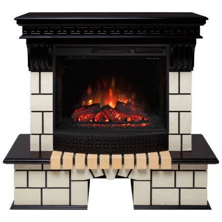 Электрокамин RealFlame Stone AO античный дуб античный дуб с очагом Sparta 25,5 LED
