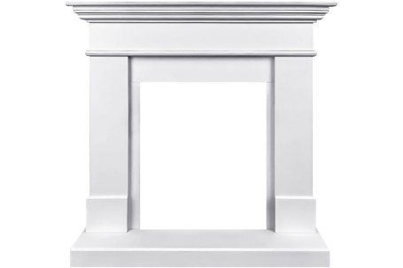 Каминокомплект California STD CRM (Разборный) - Санд сноу с очагом Majestic FX Brass
