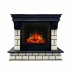 Электрокамин RealFlame Castle 25,5 DN орех с очагом Evrika 25,5 LED