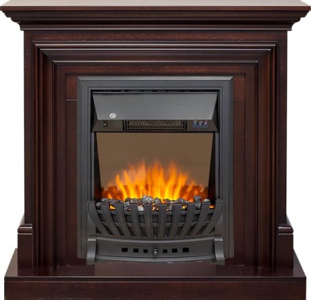 Каминокомплект Bradford - Темный дуб с очагом Aspen Black