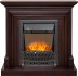 Каминокомплект Bradford - Темный дуб с очагом Aspen Black