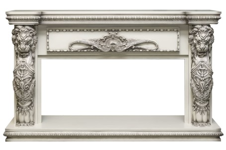 Каминокомплект Windsor 42 - Слоновая кость с темной патиной с очагом Vision 42 LED