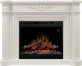 Каминокомплект Manor - Белый дуб с очагом Symphony 26'' DF2624L-INT
