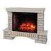 Электрокамин RealFlame Country 33/33W WT с очагом Epsilon 33