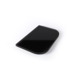 Лист стеклянный напольный Черный (Black) 600х400х8мм