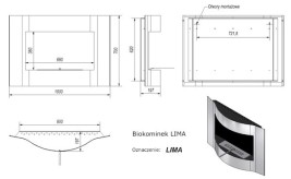 Биокамин Kratki LIMA