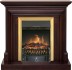 Каминокомплект Bradford - Темный дуб с очагом Fobos FX Brass