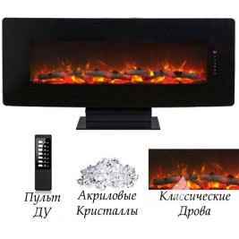 Электрический очаг INTER-FLAME RELAX 48 GLX LED Чёрный